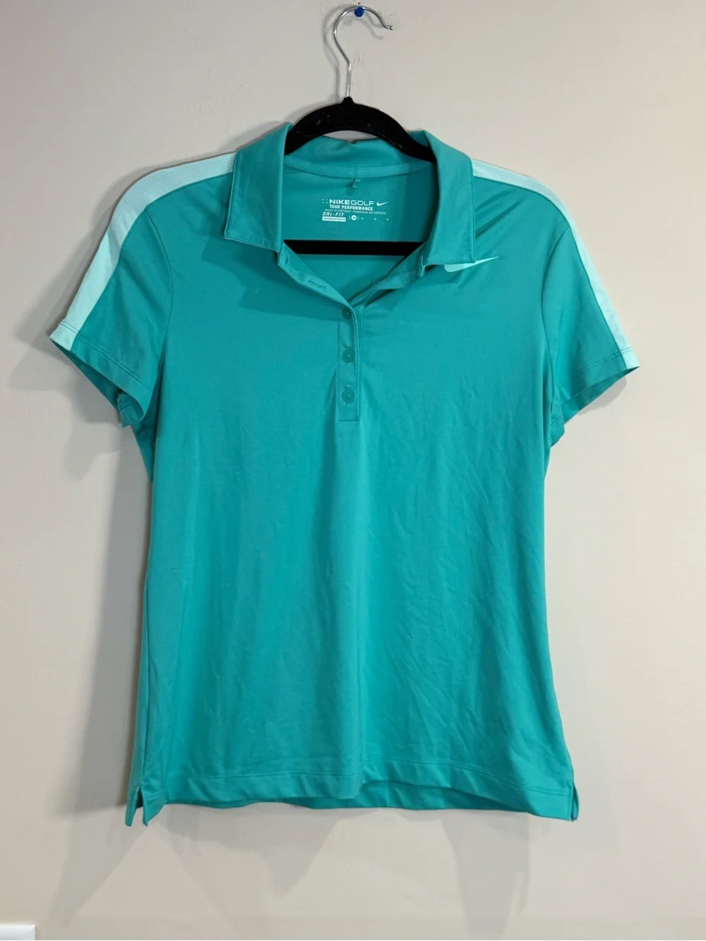 🔥Nike Golf Women’s Teal Short-Sleeve Polo Size M EC🔥